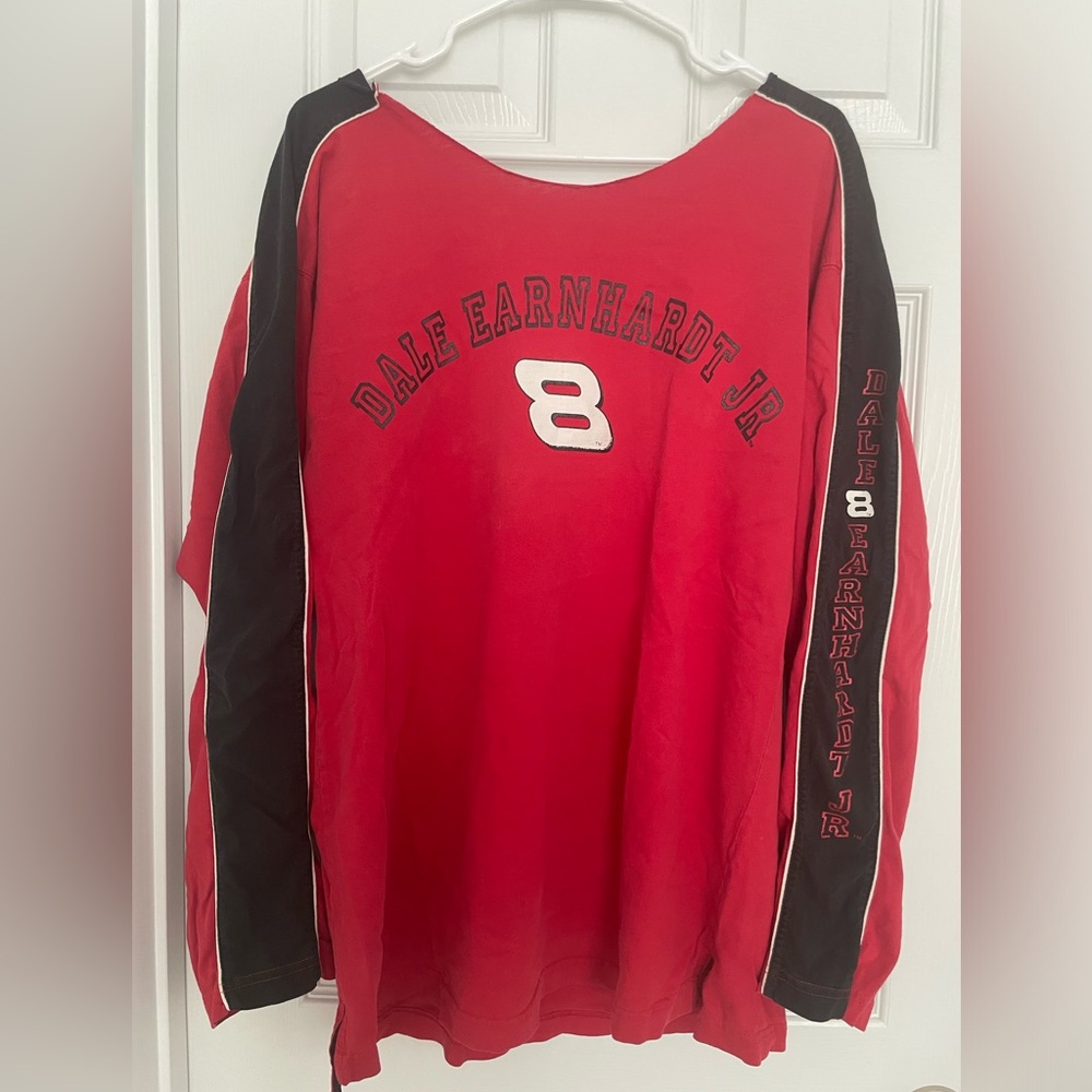 Red Dale Earnhardt Jr. long sleeve shirt Large